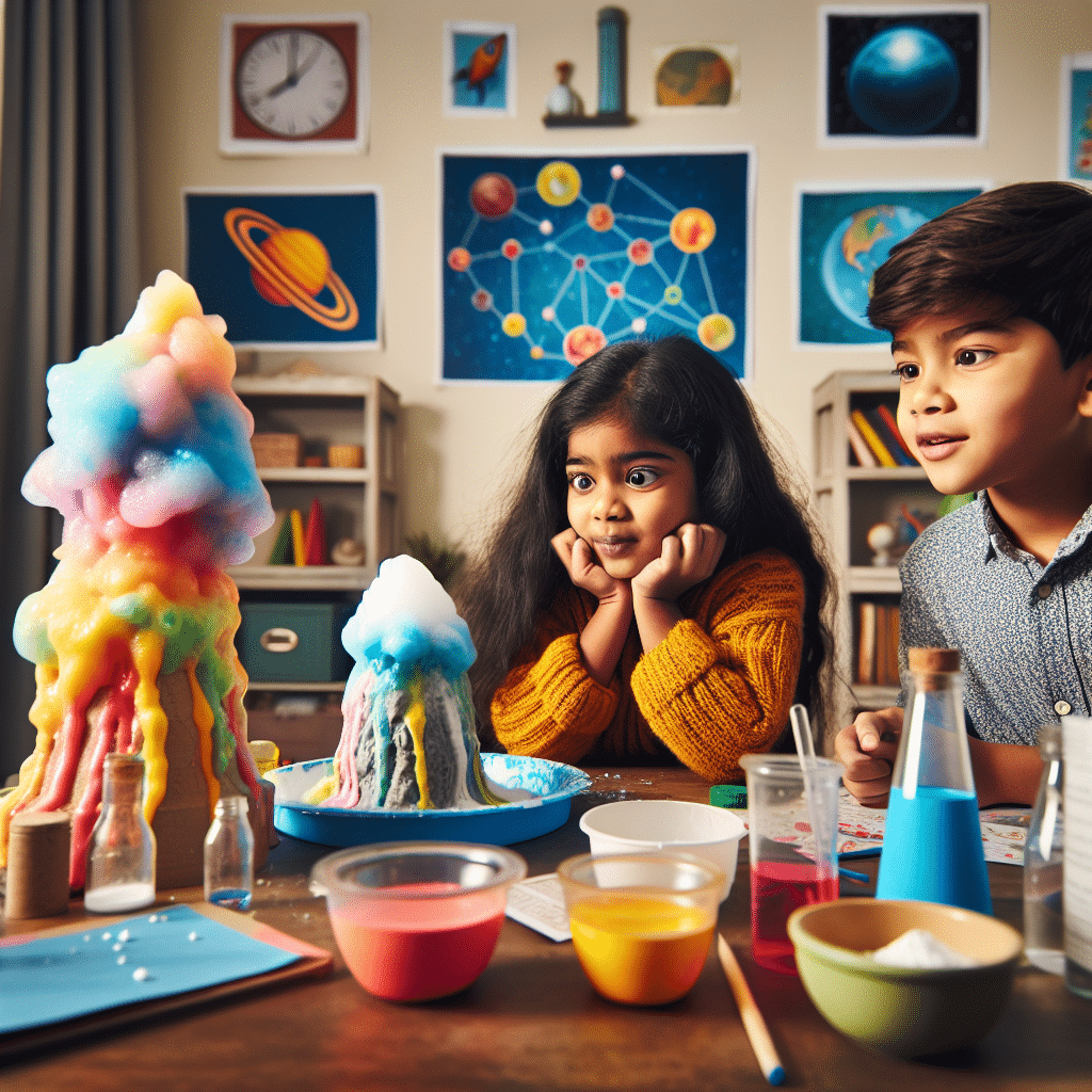 Atividades educativas de ciências em casa para pequenos curiosos