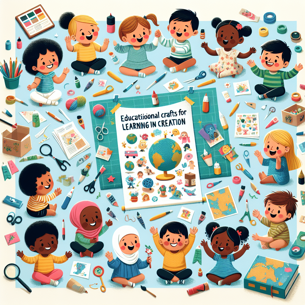 Artesanato Educativo para Crianças Pequenas: Aprendizado Através da Criação