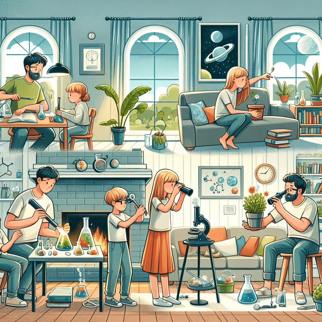 atividades de exploração científica em casa: descobrindo a ciência em família