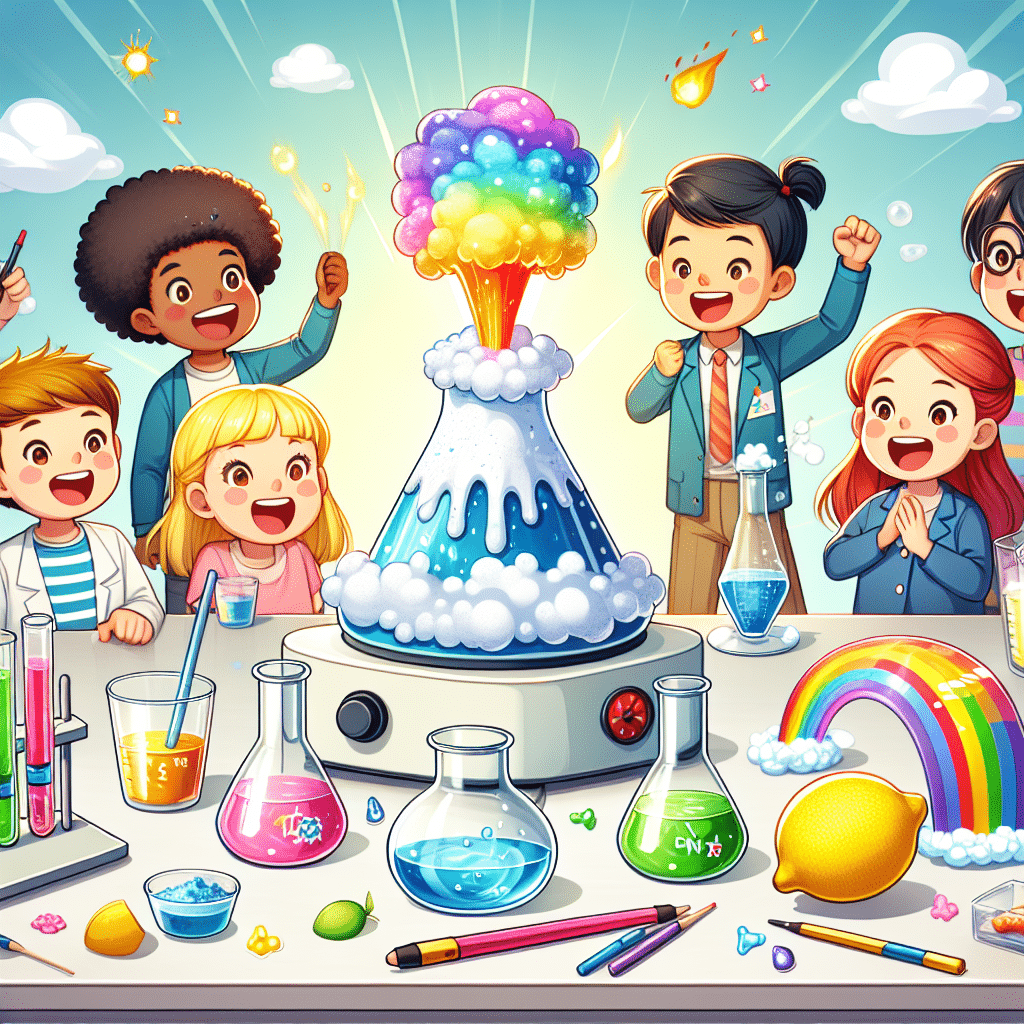 projetos de química divertida para crianças: reações incríveis com produtos do dia a dia