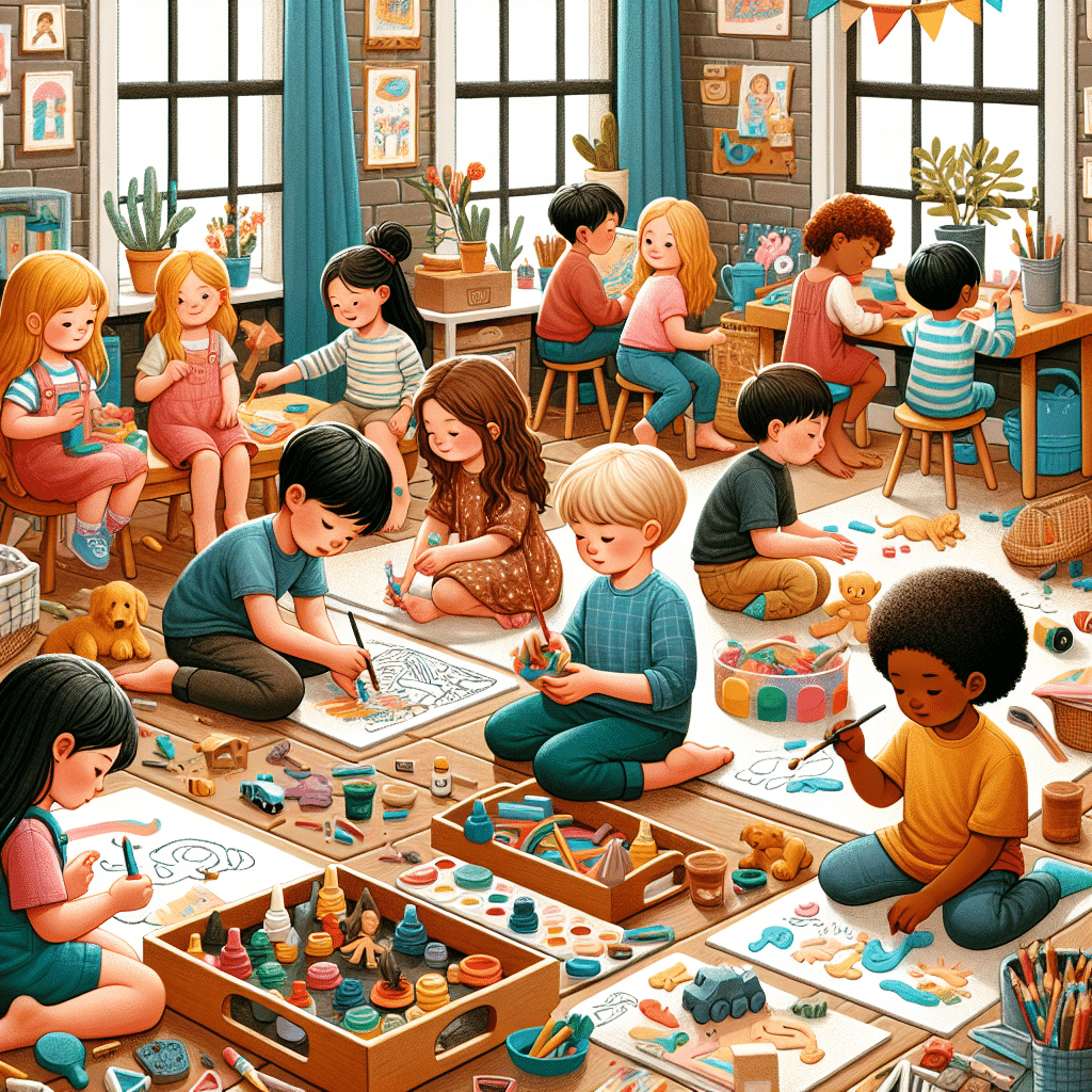 Ideias de Arte para Crianças em Casa: Explore Sua Criatividade