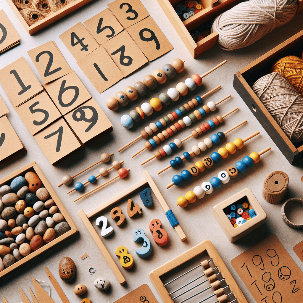 DIY jogos de adição e subtração: Montando em casa