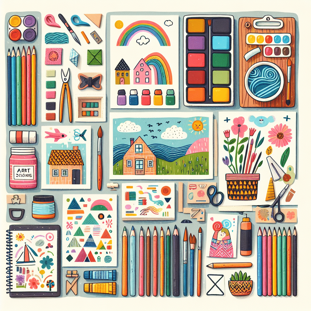 Ideias de Arte para Crianças em Casa: Explore Sua Criatividade