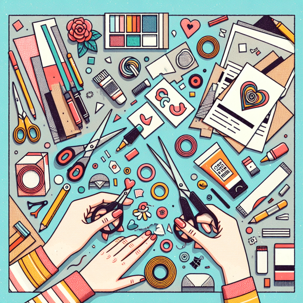 Atividades de Colagem e Recorte DIY: Criando Histórias Visuais