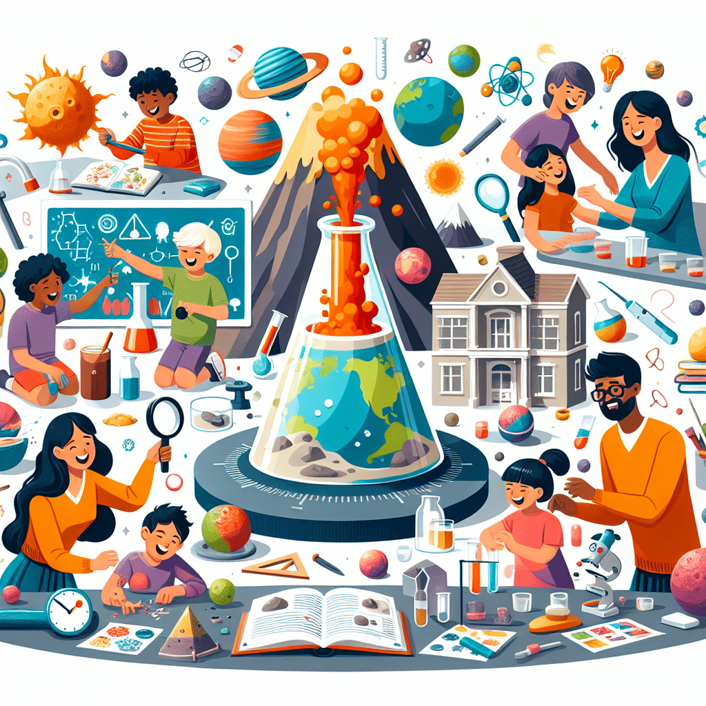 Atividades educativas de ciências em casa: aprendendo brincando